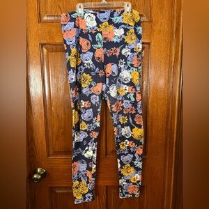 Lularoe Tall & Curvy Floral Leggings